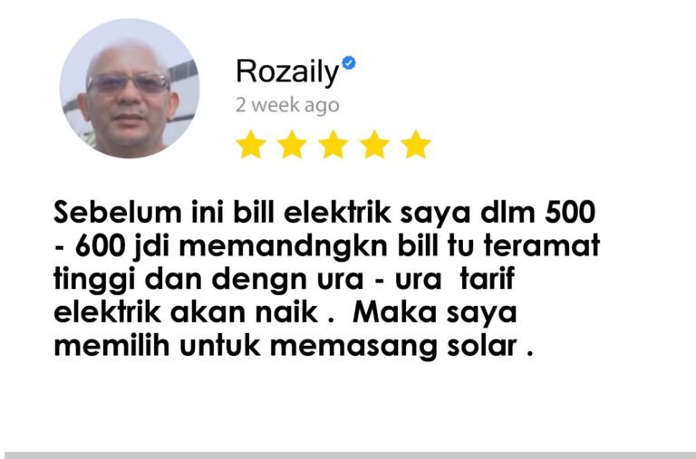 Residential solar customer review